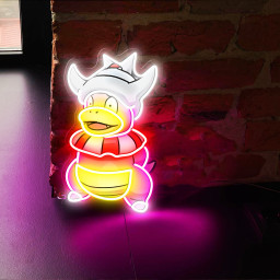 Slowking Pokemon UV Sign