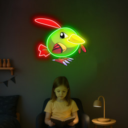 Natu Pokemon UV Sign