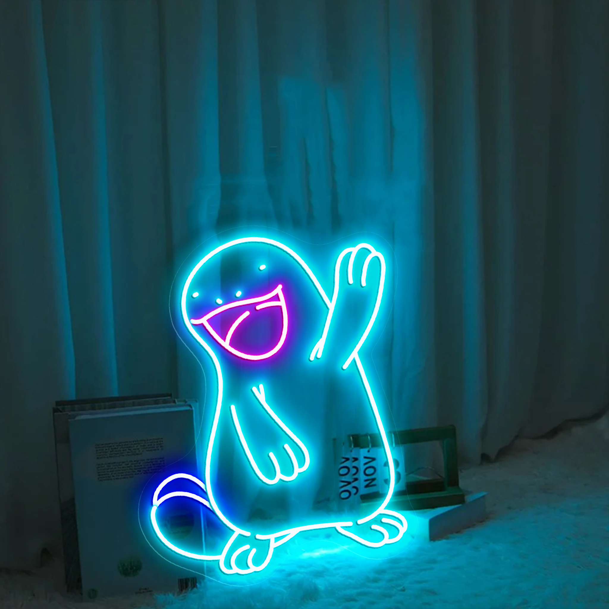 Quagsire Pokemon Neon Sign