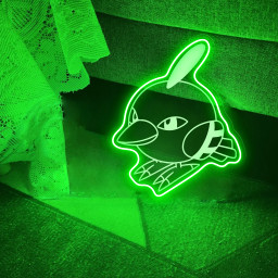 Natu Pokemon Laser Signs