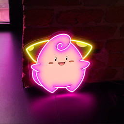 Cleffa Pokemon UV Sign