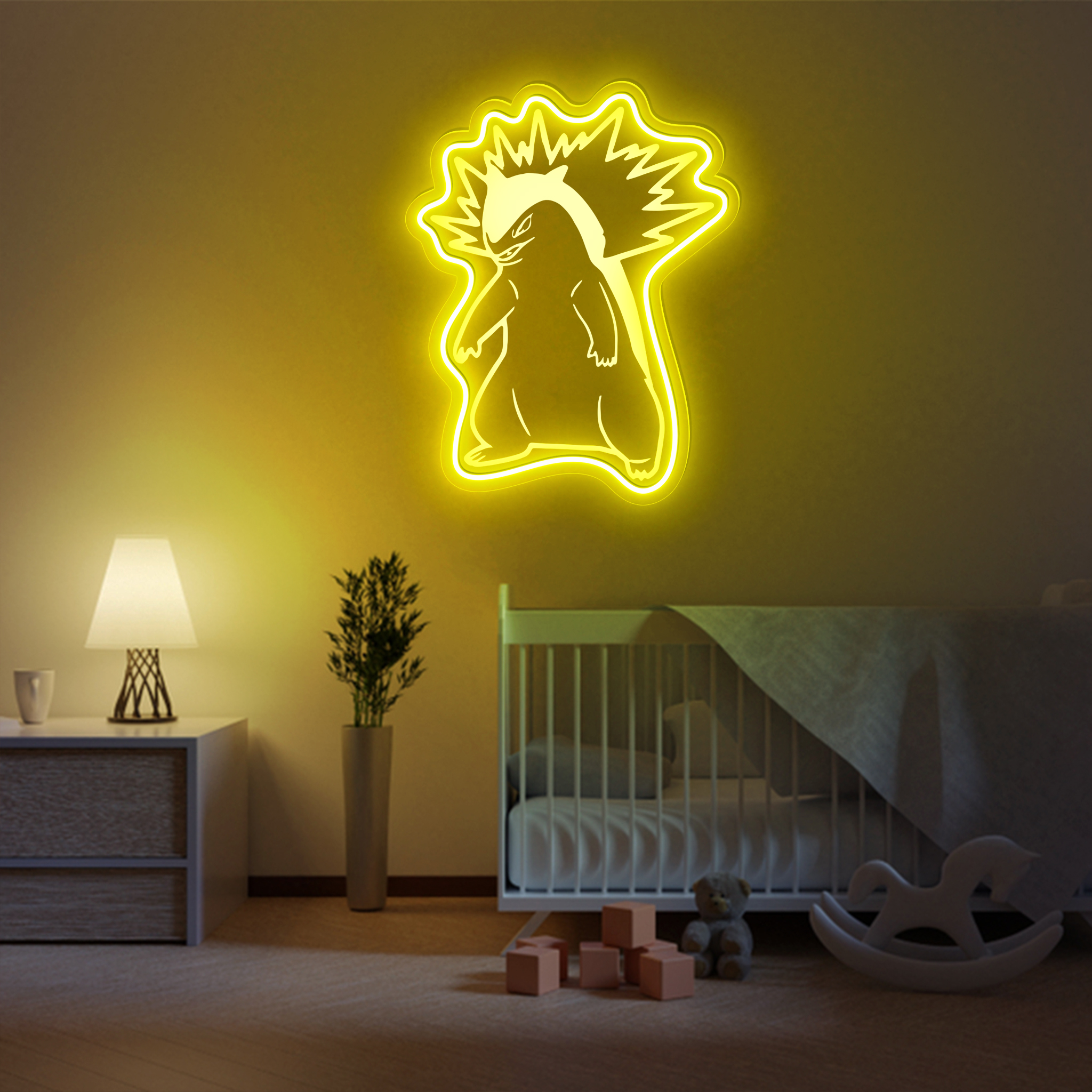 Typhlosion Pokemon Laser Signs