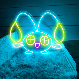 Pokemon Chinchou Neon Signs