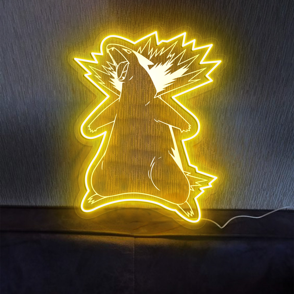 Pokemon Typhlosion Laser Sign