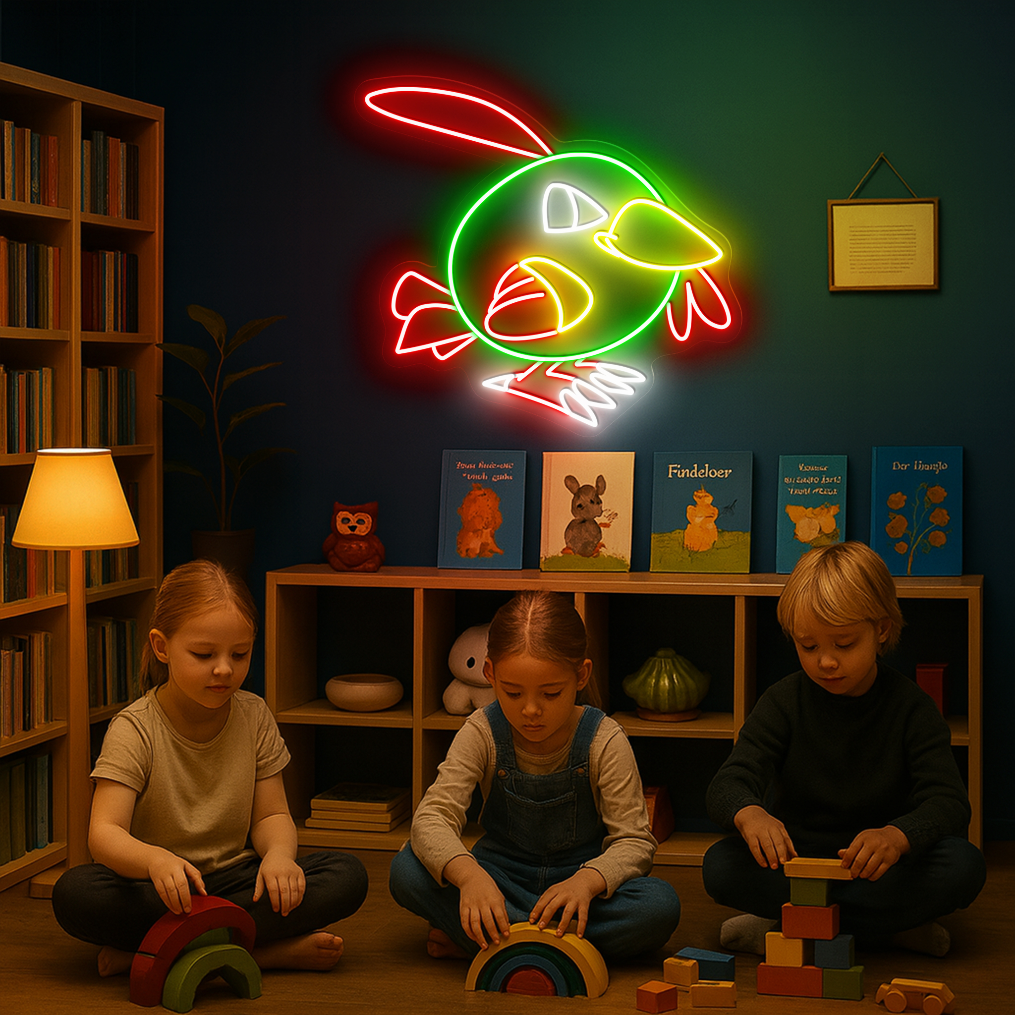 Natu Pokemon Neon Sign