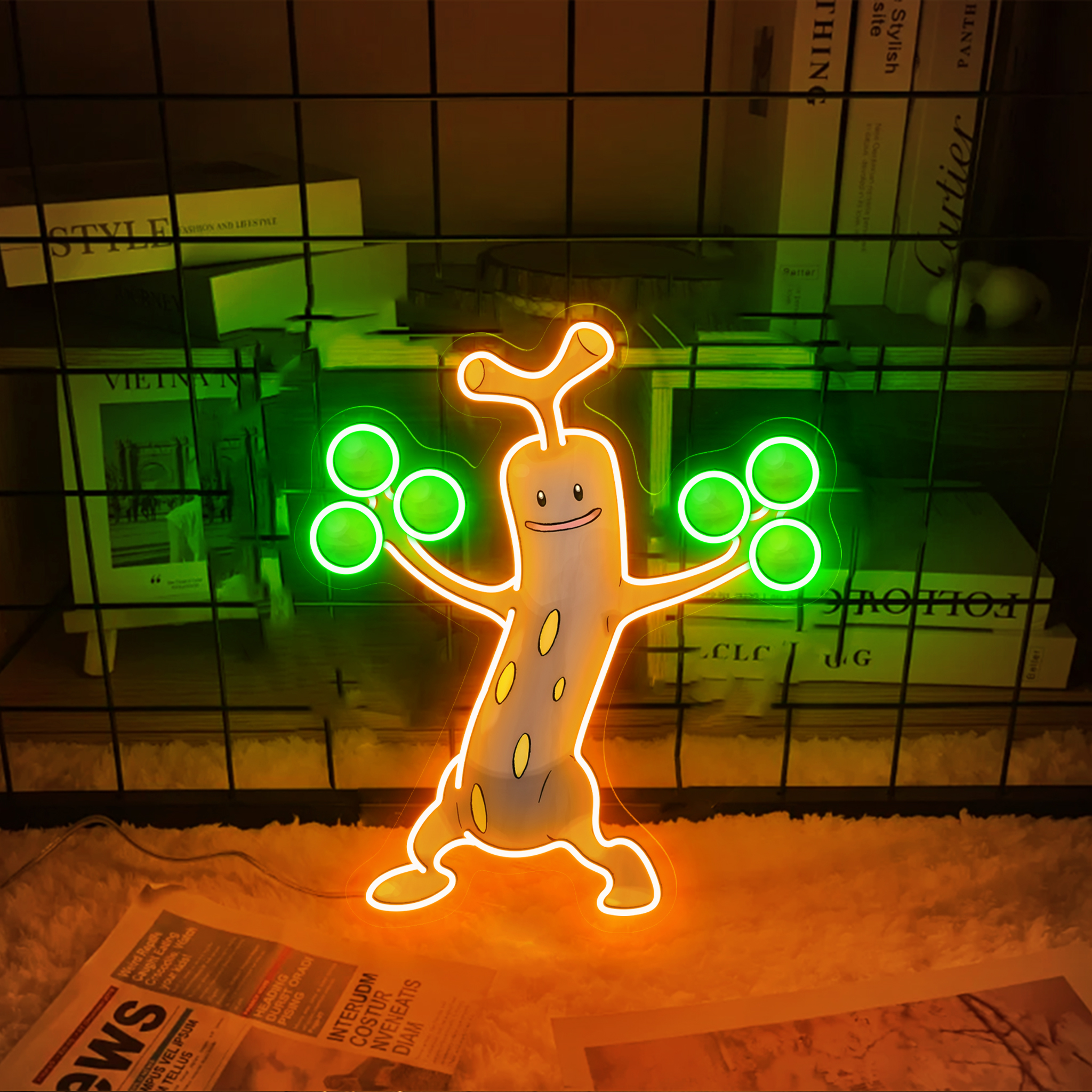 Sudowoodo Pokemon UV Sign