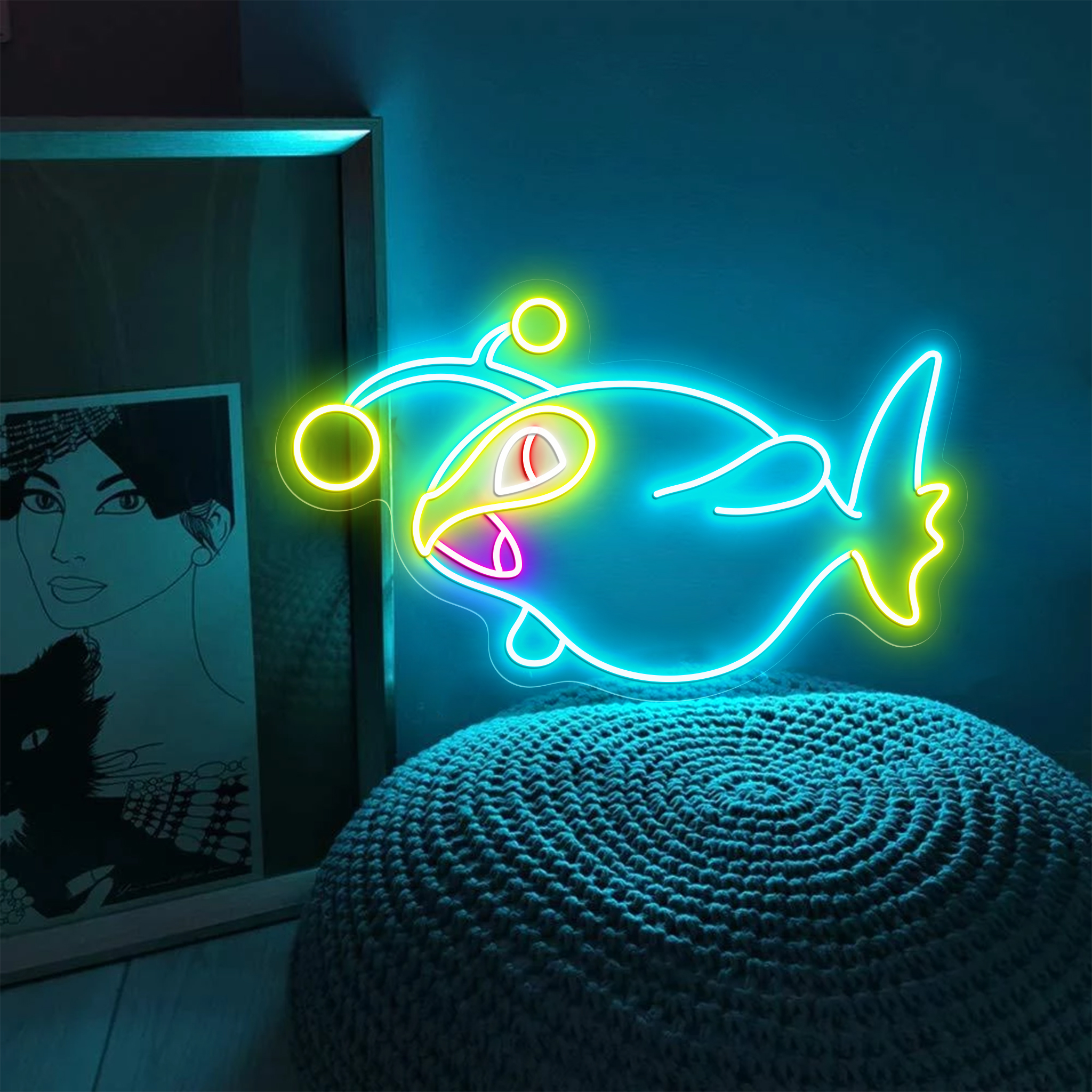 Lanturn Pokemon Neon Signs