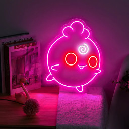 Igglybuff Pokemon Neon Signs