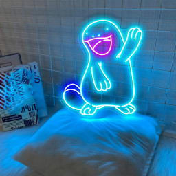 Quagsire Pokemon Neon Sign