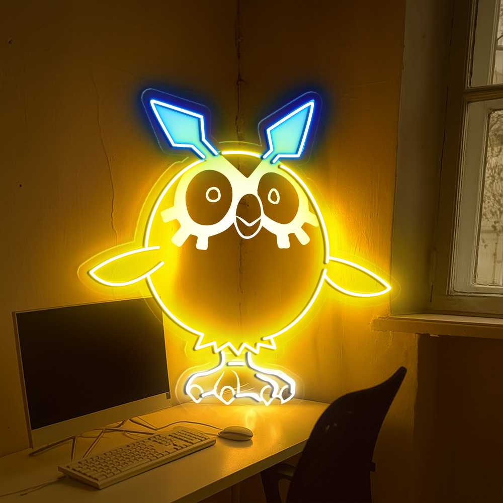 Pokemon Hoothoot Laser Sign