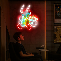 Ledian Pokemon Neon Sign