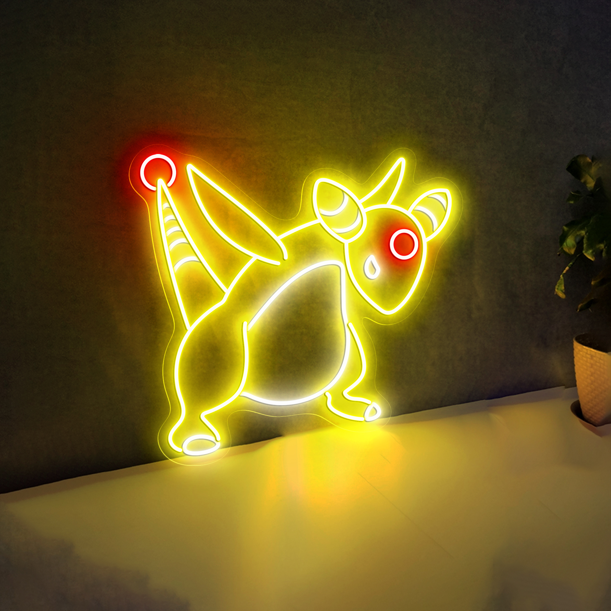 Pokemon Ampharos Neon Sign