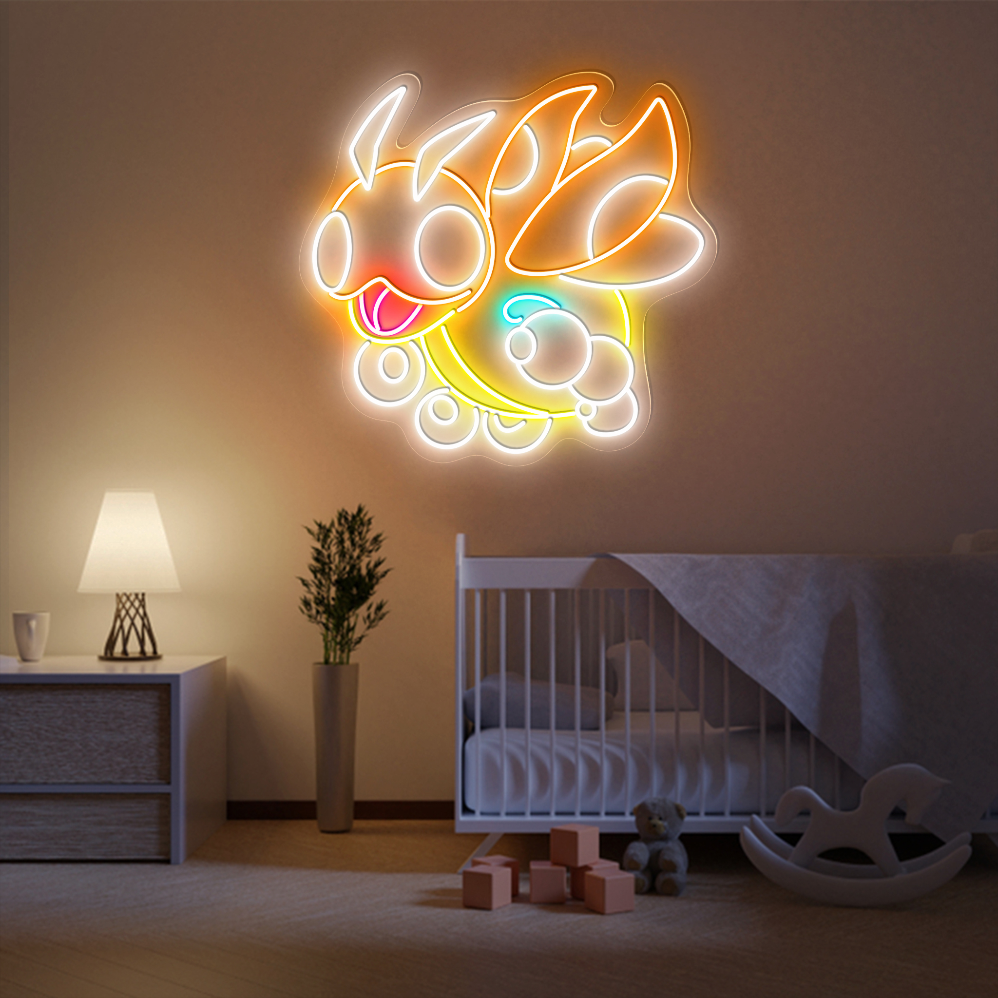 Pokemon Ledyba Neon Signs