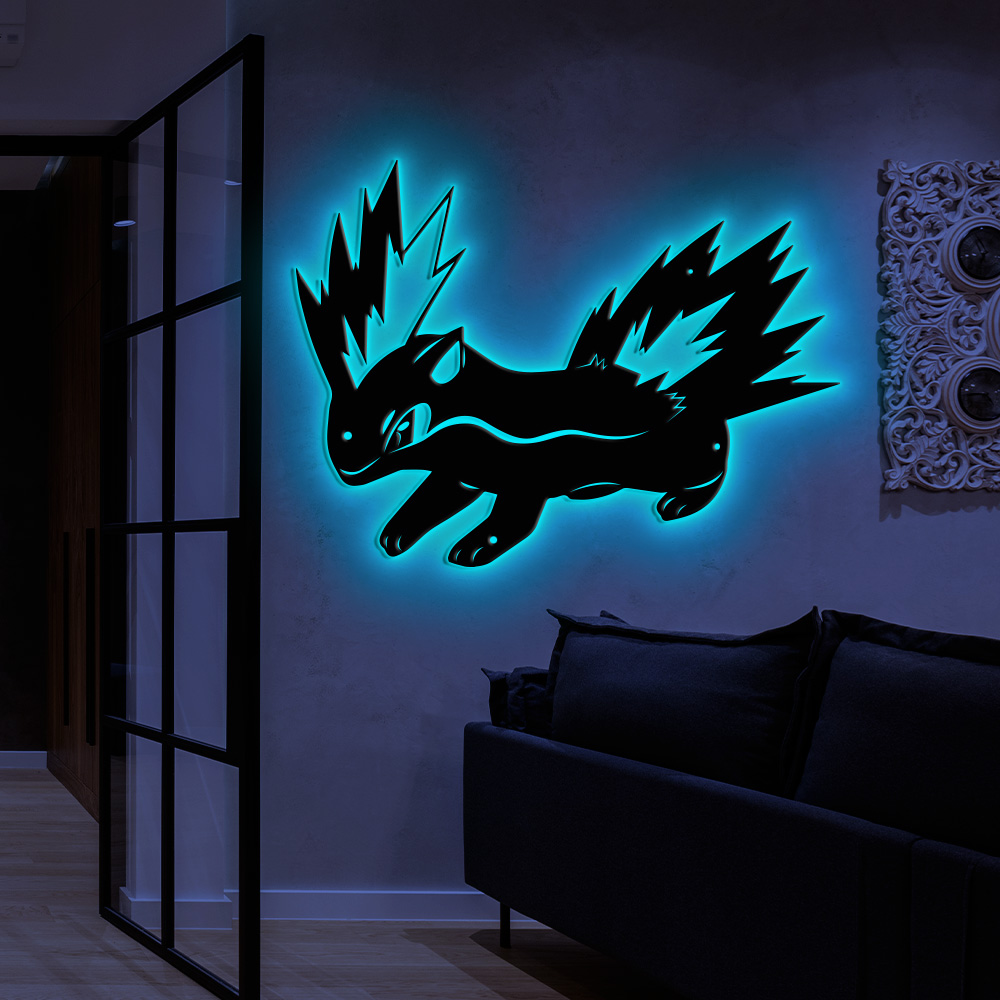 Pokemon Cyndaquil Metal Sign
