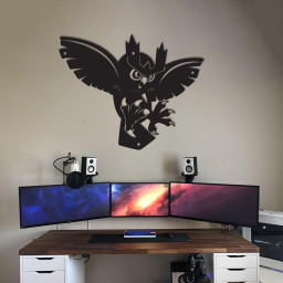 Pokemon Noctowl Metal Sign