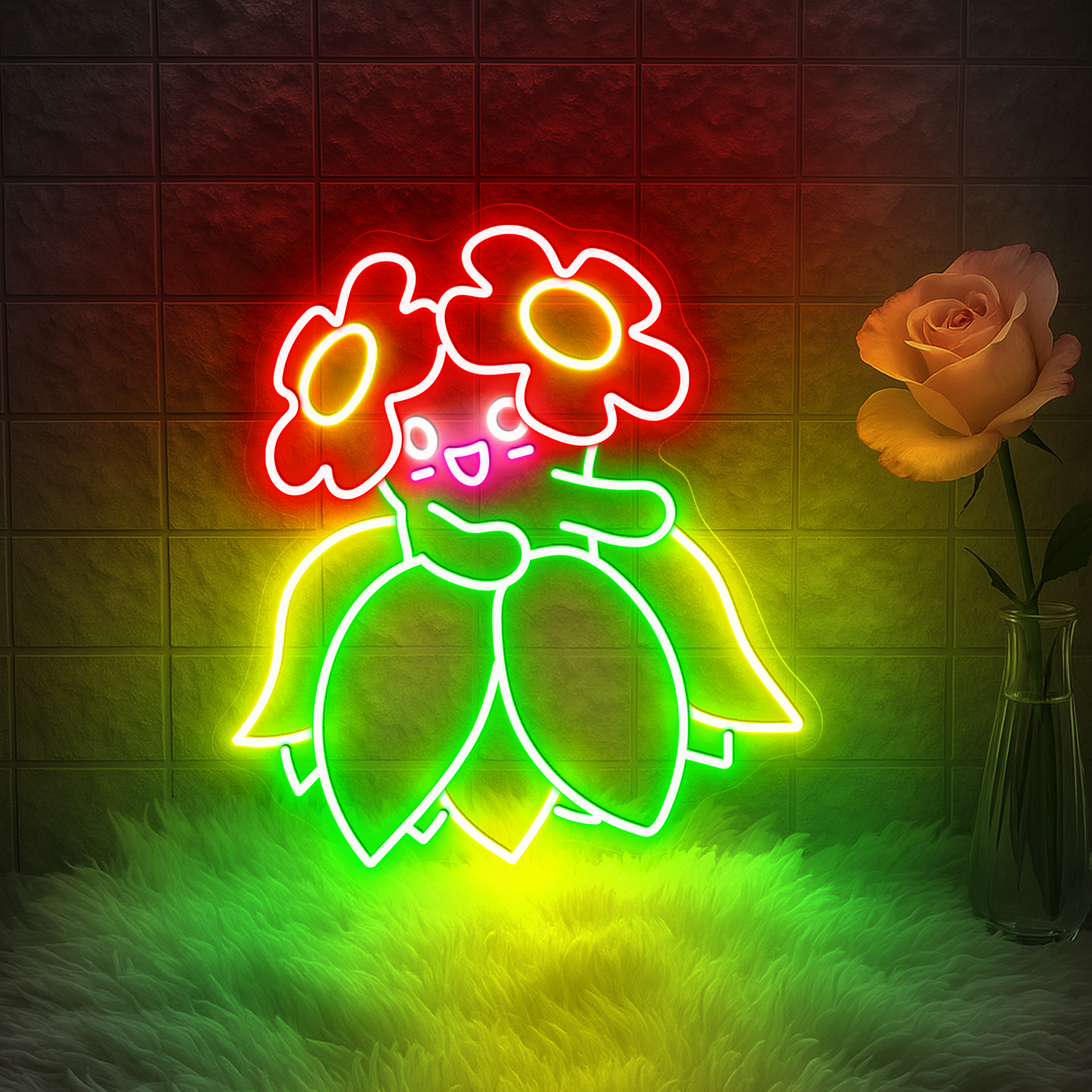 Pokemon Bellossom Neon Sign