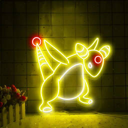 Pokemon Ampharos Neon Sign