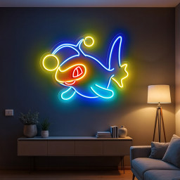 Pokemon Lanturn Neon Sign