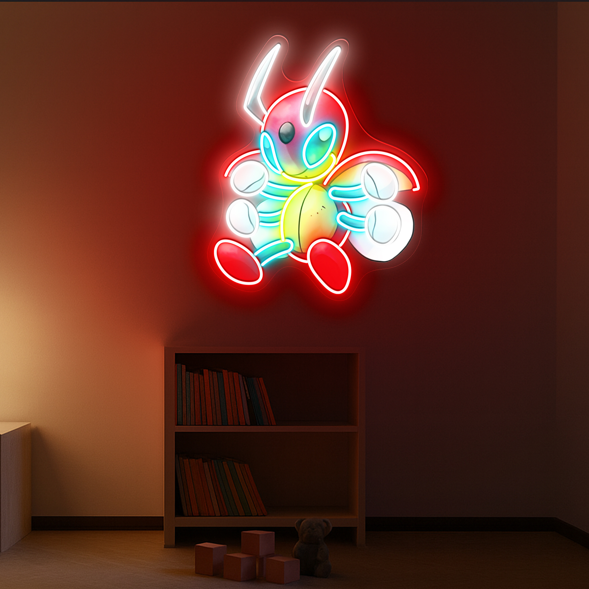 Ledian Pokemon UV Sign