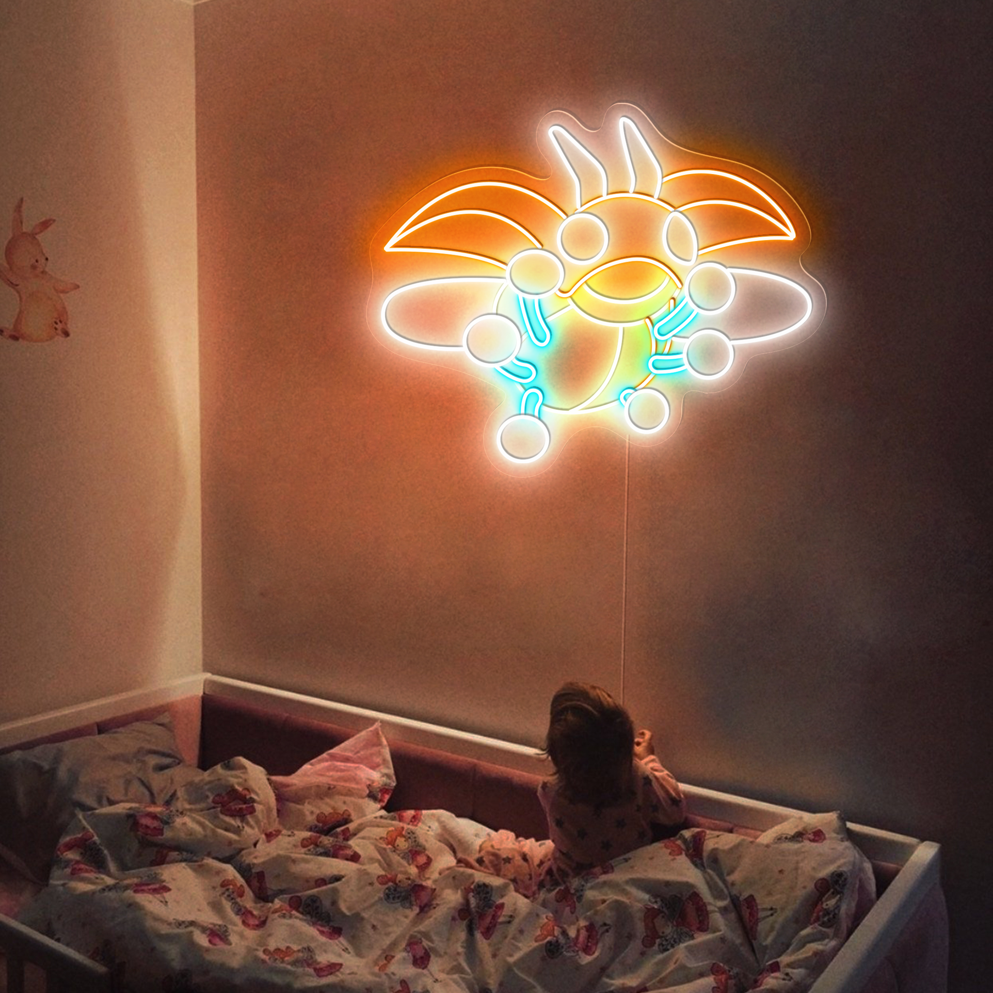 Ledyba Pokemon Neon Signs