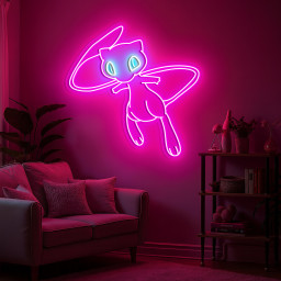 Mew Pokemon Neon Signs