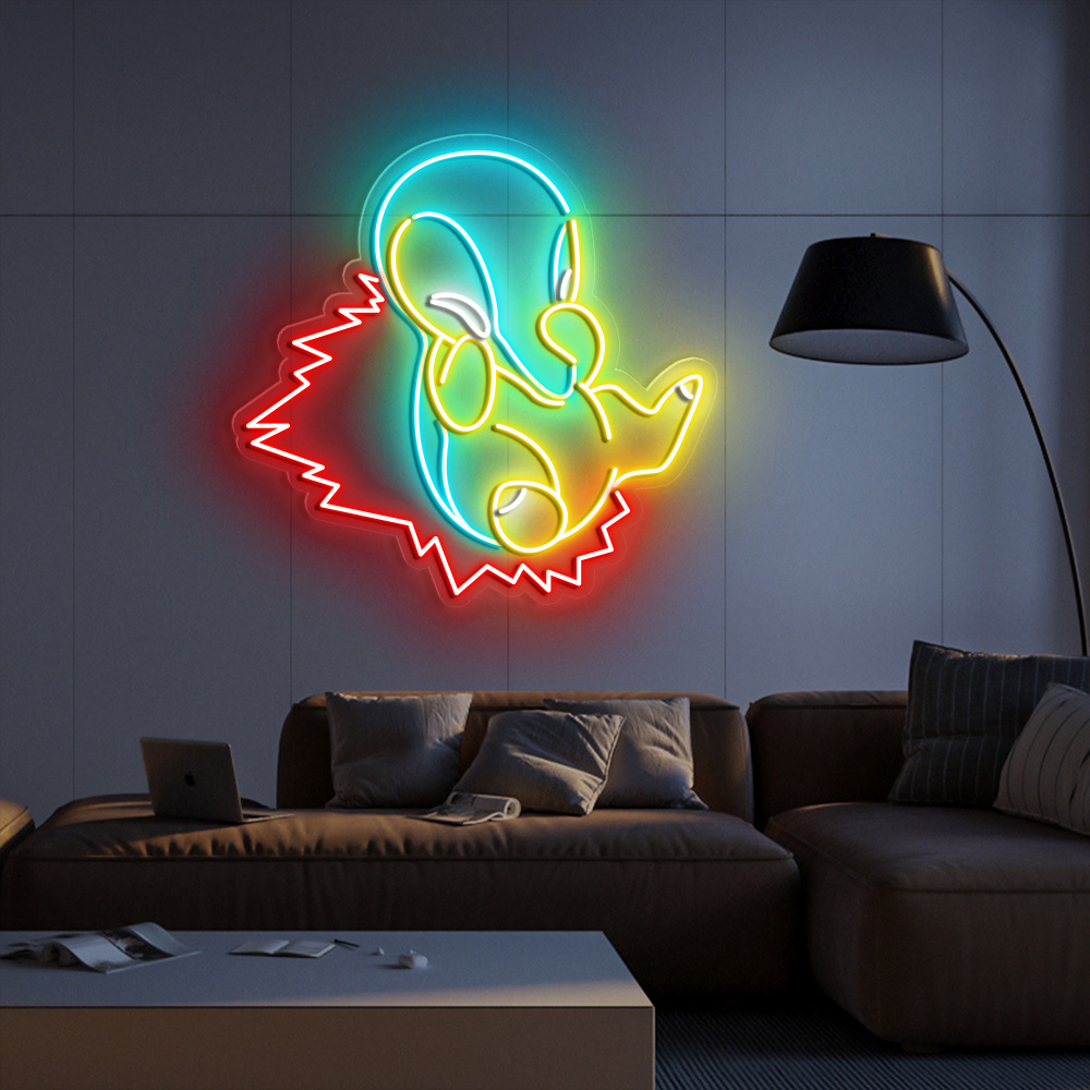 Cyndaquil Pokemon Neon Signs