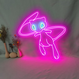 Mew Pokemon Neon Signs