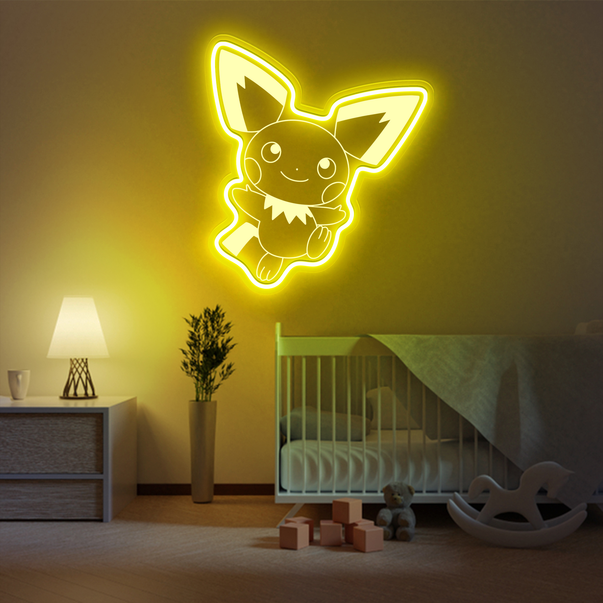 Pokemon Pichu Laser Sign