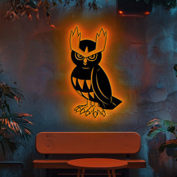 Pokemon Noctowl Metal Signs