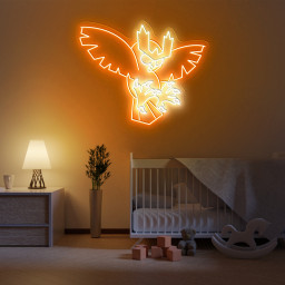 Pokemon Noctowl Neon Sign