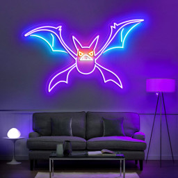 Crobat Pokemon Neon Signs