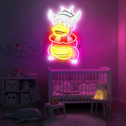 Slowking Pokemon UV Sign