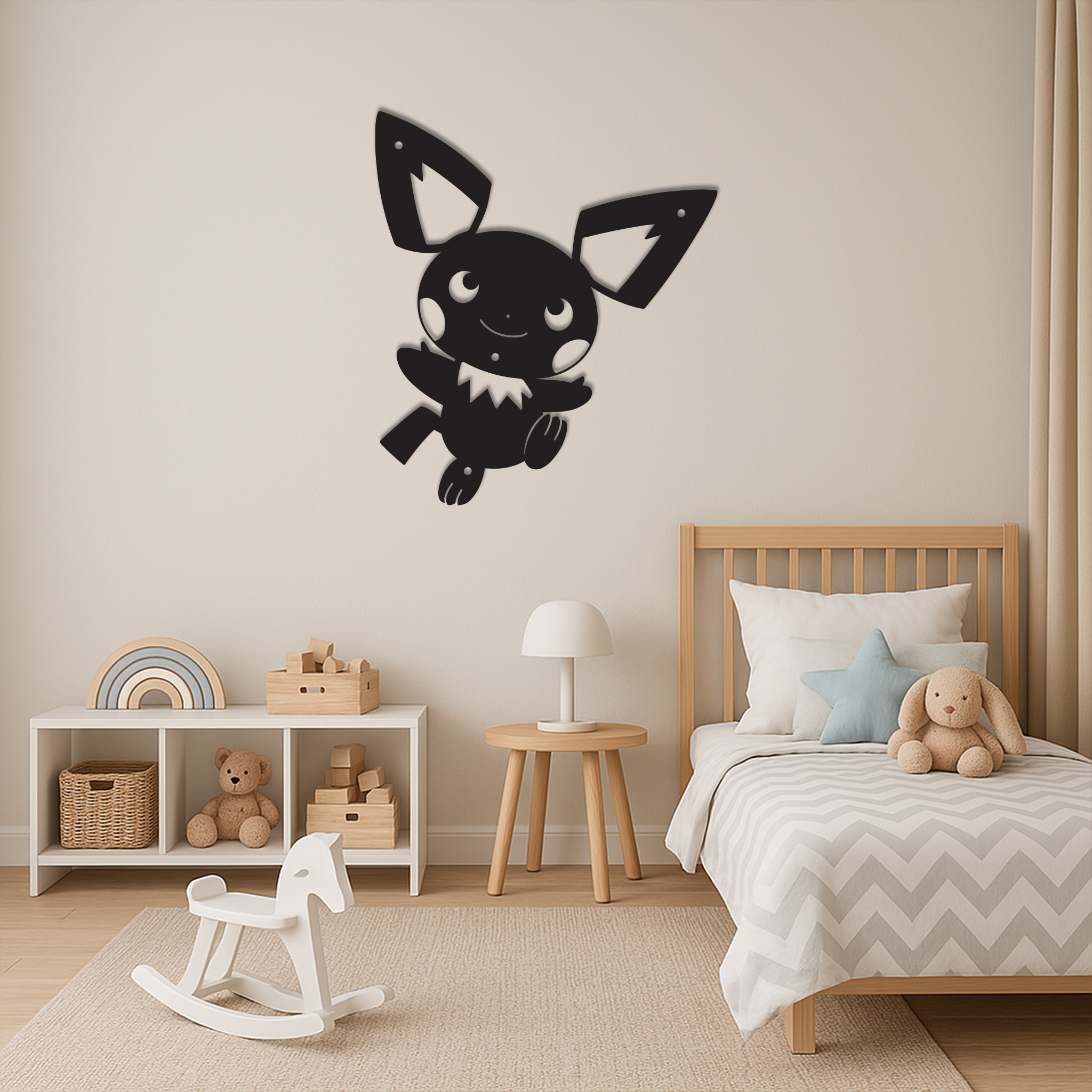 Pokemon Pichu Metal Sign