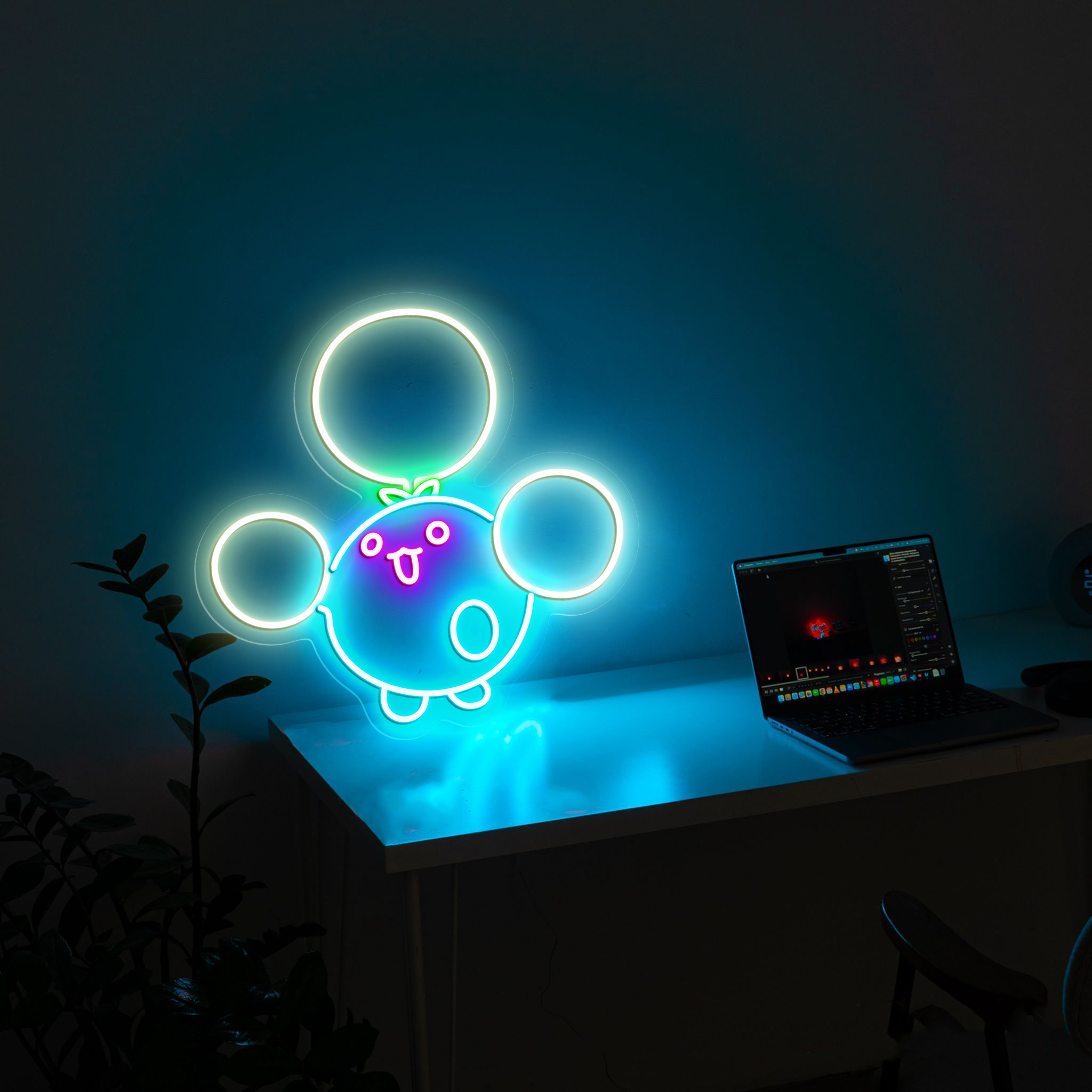 Jumpluff Pokemon Neon Signs