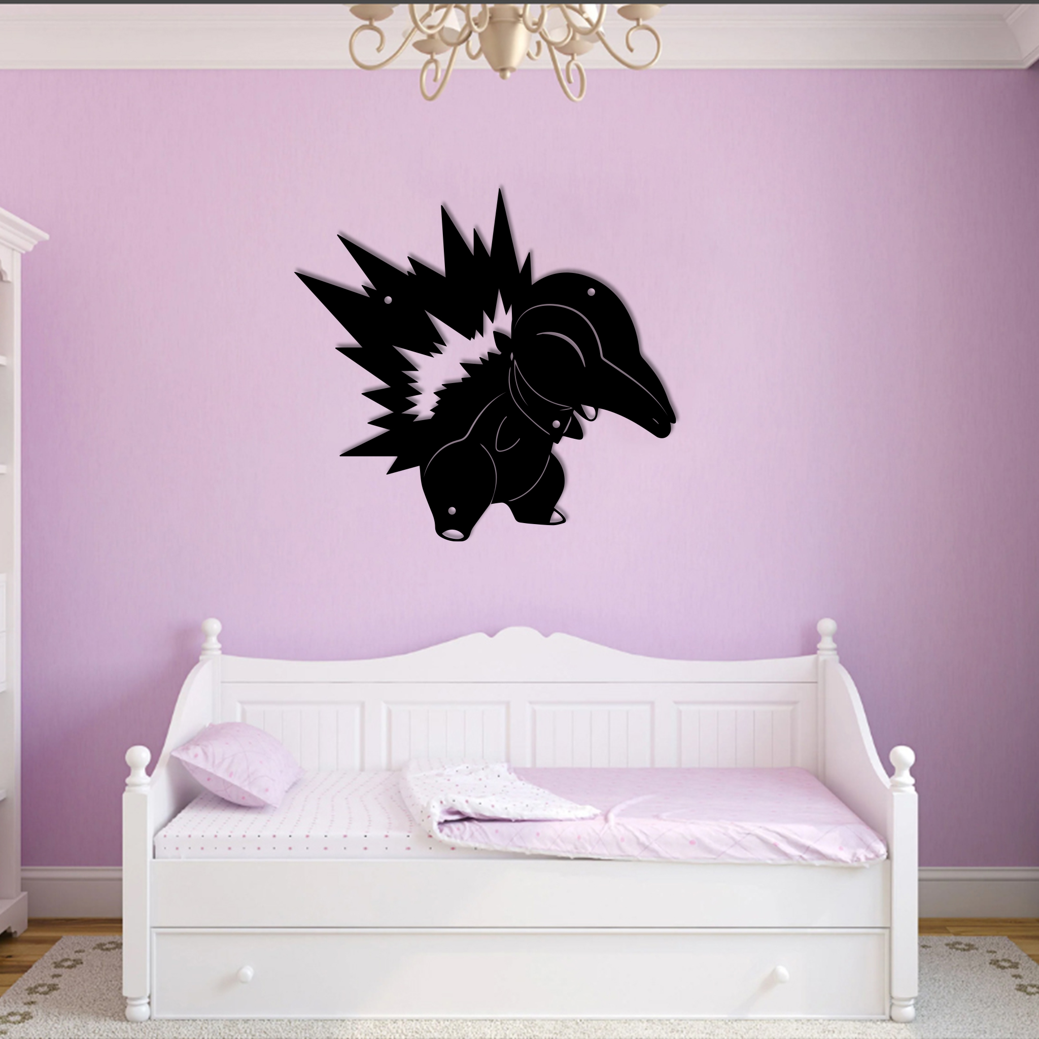 Pokemon Cyndaquil Metal Sign