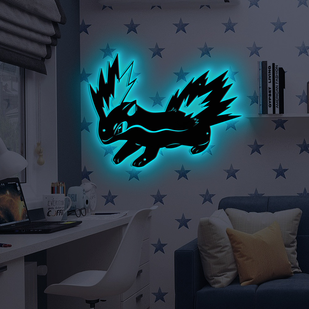 Pokemon Cyndaquil Metal Sign