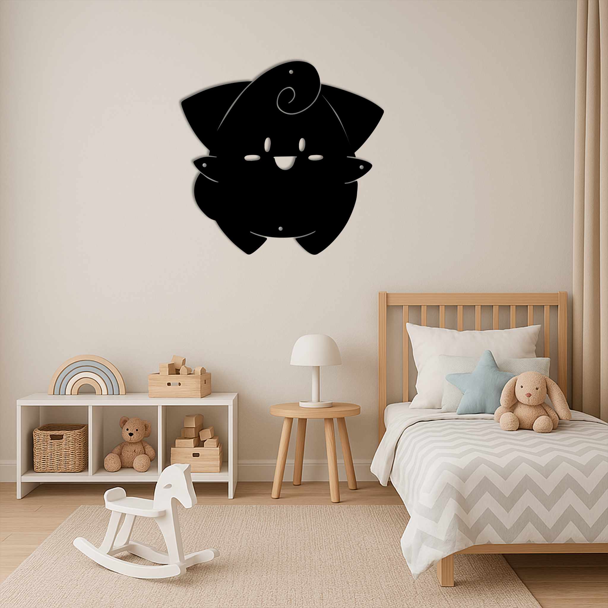 Cleffa Pokemon Metal Sign