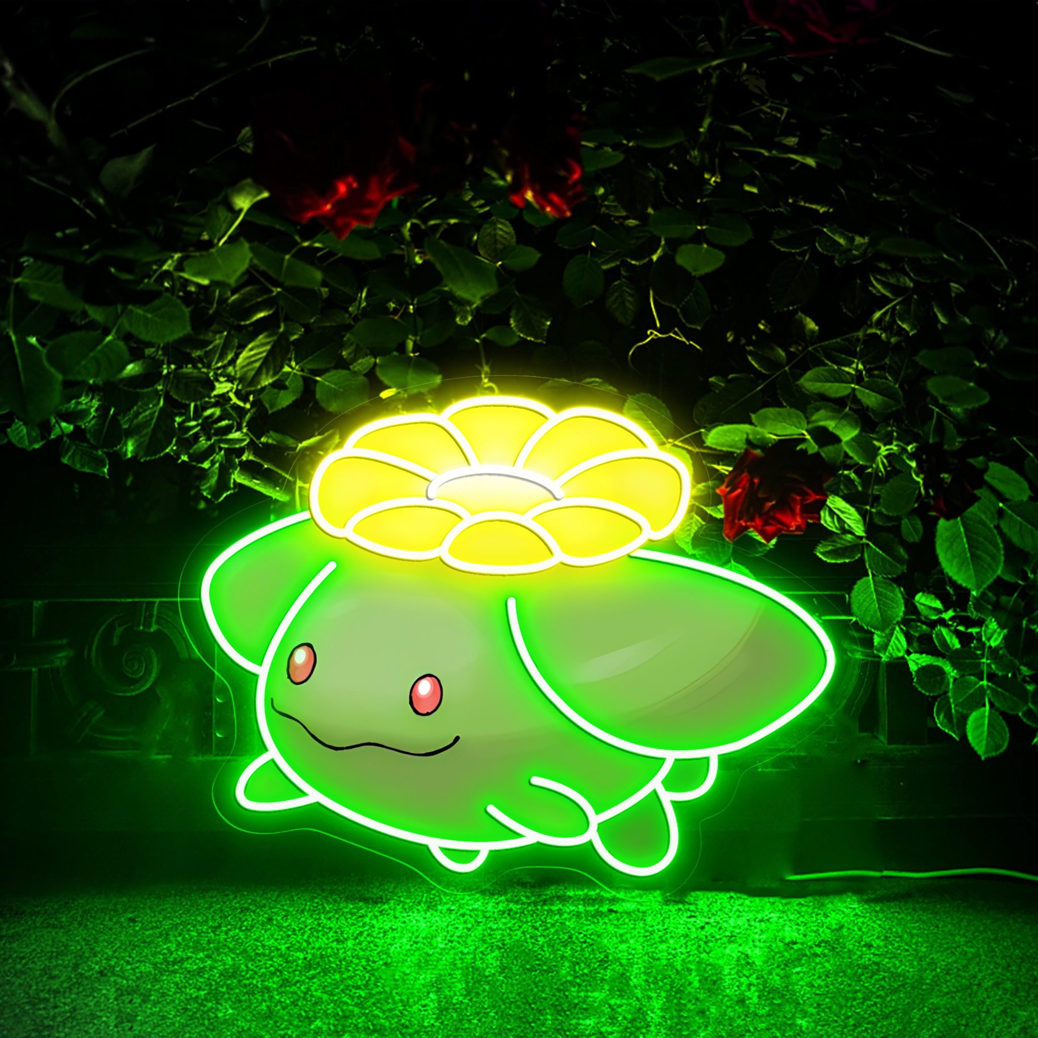 Skiploom Pokemon UV Sign