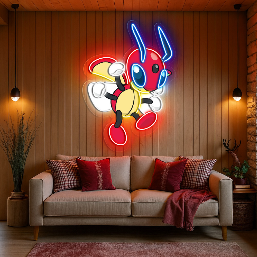 Pokemon Ledian UV Sign