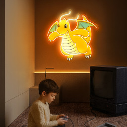 Pokemon Dragonite UV Sign