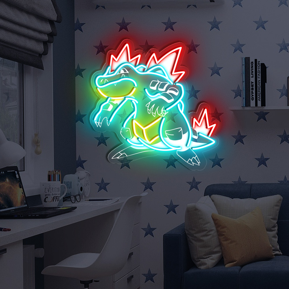 Pokemon Feraligatr Laser Signs