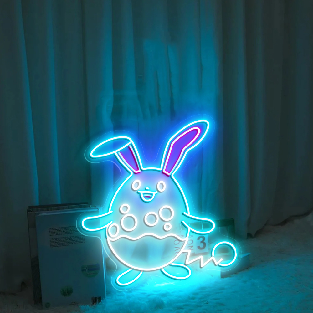 Pokemon Azumarill Neon Sign