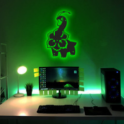 Meganium Pokemon Metal Signs