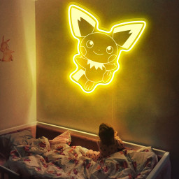 Pokemon Pichu Laser Sign