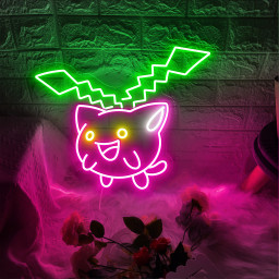 Hoppip Pokemon Neon Sign