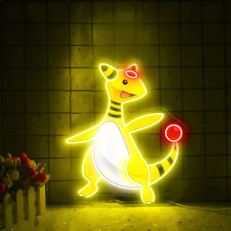 Ampharos Pokemon UV Sign
