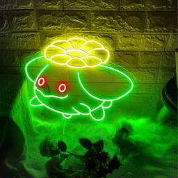 Skiploom Pokemon Neon Sign