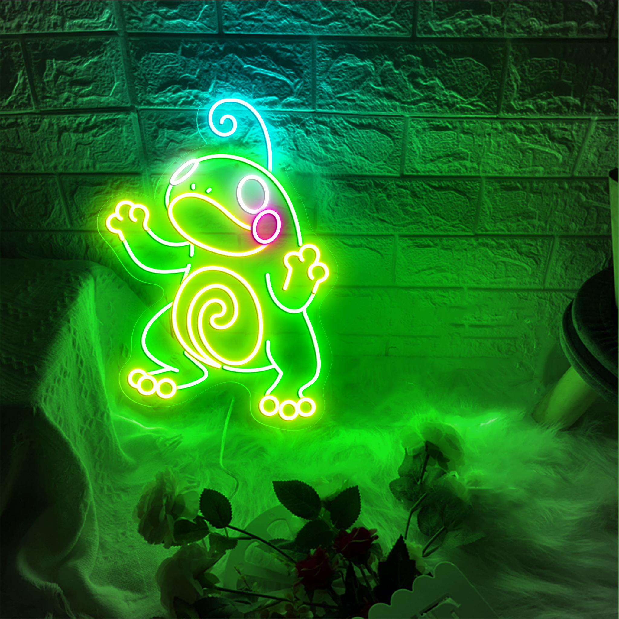 Politoed Pokemon Neon Sign