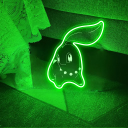 Chikorita Pokemon Laser Signs