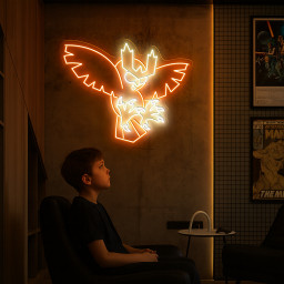 Pokemon Noctowl Neon Sign